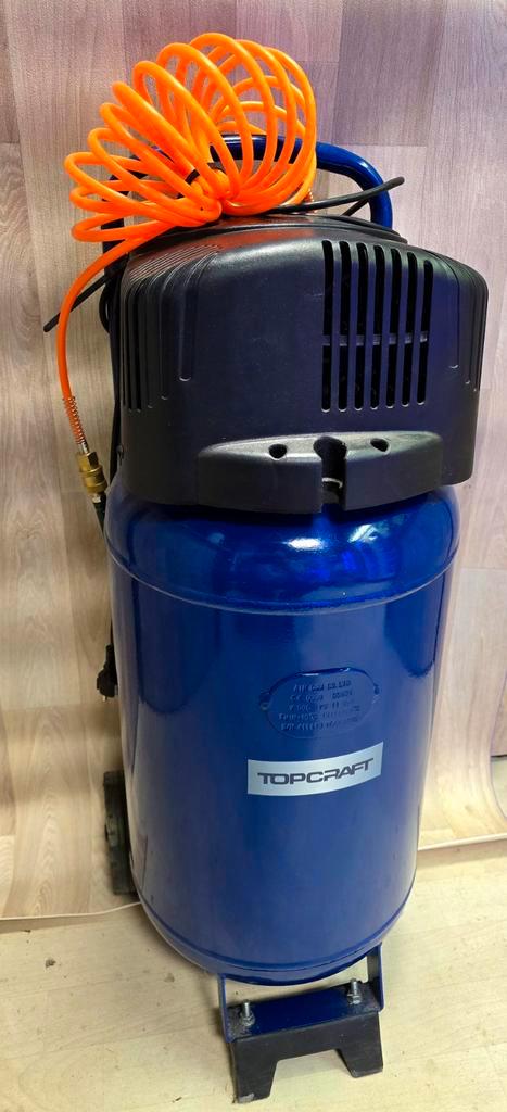 TOPCRAFT / EINHELL Compressor TCK 240/50, Doe-het-zelf en Verbouw, Compressors, Zo goed als nieuw, 6 tot 10 bar, 25 tot 100 liter