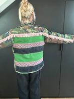 Unieke upcycled boho ibiza camouflage jas, Kleding | Dames, Jassen | Zomer, Groen, Maat 38/40 (M), Ophalen of Verzenden, Zo goed als nieuw