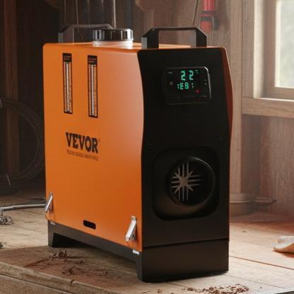 Diesel Kachel 12v + 220v voeding, Doe-het-zelf en Verbouw, Verwarming en Radiatoren, Zo goed als nieuw, Kachel, 800 watt of meer