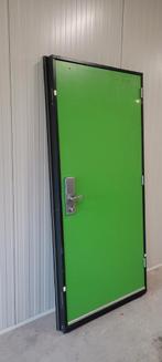 Hardhouten deur met kozijn, brandvertragend, Ophalen