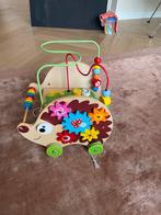 Houten activiteiten egel loopwagen, Ophalen, Zo goed als nieuw, Overige typen, Met wieltjes