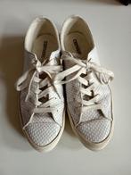 lederen Converse All Stars wit, Wit, Ophalen of Verzenden, Converse All Stars, Sneakers of Gympen