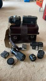 Pentax fototoestel met diverse lenzen en tas, Ophalen of Verzenden