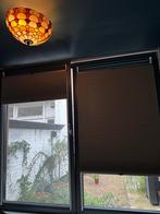 Verduisterende Plissé Gordijnen Taupe/Grijs - 2 stuks, Ophalen, 100 tot 150 cm, Zo goed als nieuw, Grijs