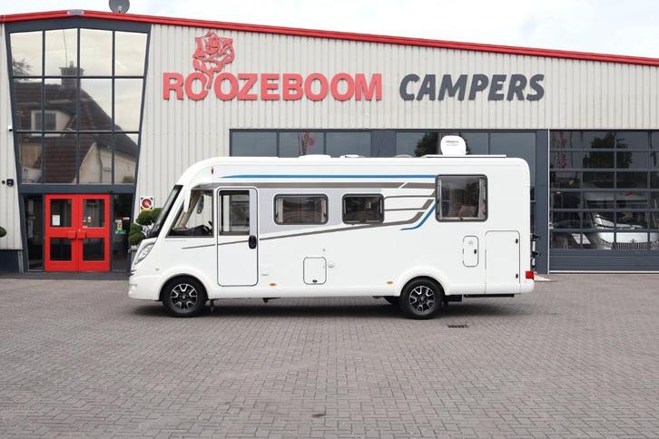 Hymer B 598 CL Ambition Eilandbed + Hefbed + Garage EURO 6, Caravans en Kamperen, Campers, Bedrijf, tot en met 4, Integraal, Hymer