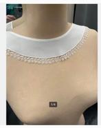 Antiek Kraagje met Kant, wit, 52 x 6 cm, Antiek en Kunst, Ophalen of Verzenden