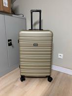 BlockTravel Nieuw Reiskoffer 95L - TSA - Lichtgroen schade, Hard kunststof, Ophalen of Verzenden, 70 cm of meer, 55 cm of meer