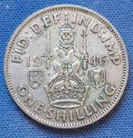 Groot-Brittannië 1 shilling 1946 Km 854 CK10, Verzenden, Overige landen, Losse munt, Zilver