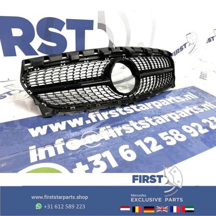 W117 X117 DIAMOND GRIL ORIGINEEL Mercedes CLA / Shooting Bra, Auto-onderdelen, Overige Auto-onderdelen, Mercedes-Benz, Gebruikt