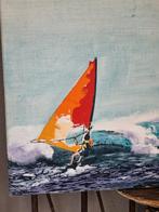 Schilderij "WINDSURFING" acryl op doek, Ophalen of Verzenden