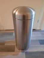 Brabantia RVS prullenbak 23-30 liter, Huis en Inrichting, Woonaccessoires | Prullenbakken, Ophalen, Met pedaal, 50 tot 75 cm, Rvs