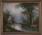 Schilderij Irene Cafieri | landschap | olieverf op doek, Ophalen of Verzenden