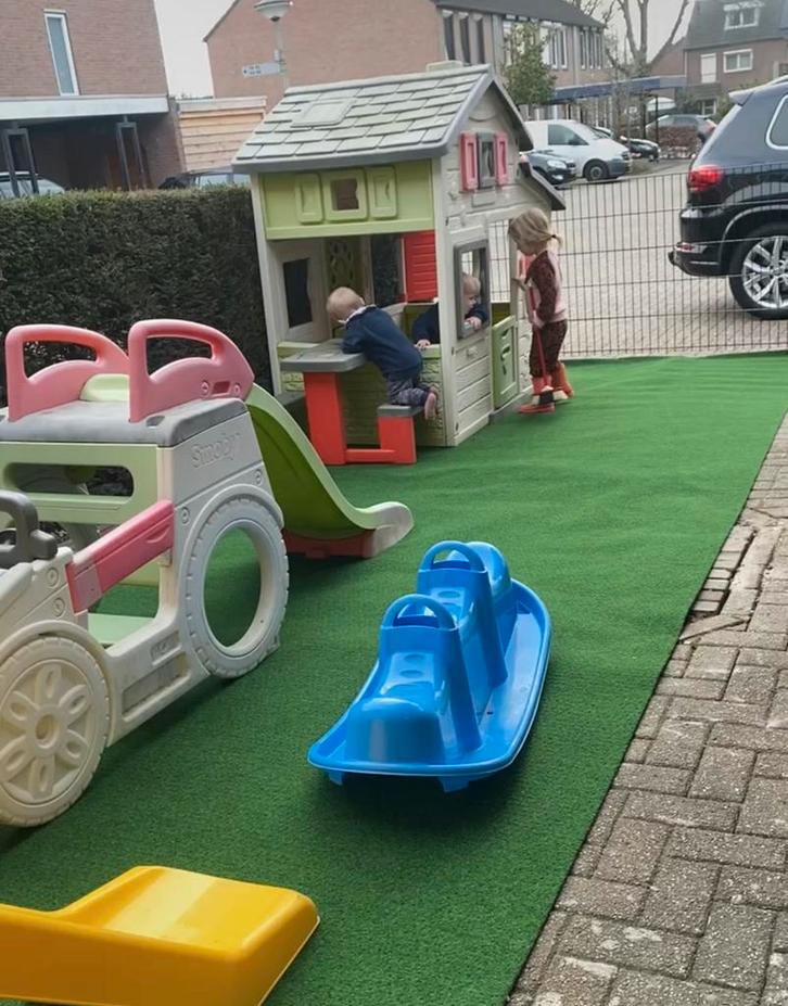 Smoby Speelhuisje, smoby AutoGlijbaan, Kinderen en Baby's, Speelgoed | Buiten | Speelhuisjes, Gebruikt, Kunststof, Ophalen