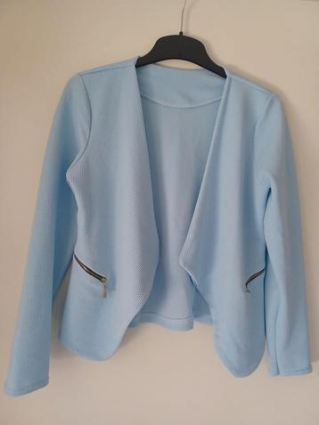 Licht blauw jasje/ blazer ong mt S/ (M) beschikbaar voor biedingen