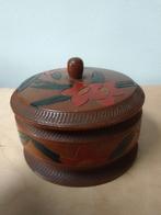 Amsterdamse school deksel doosje, ingekleurd en gearceerd, Ophalen of Verzenden