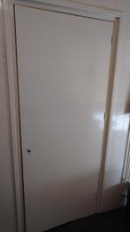 Binnendeur/kastdeur 2x, Doe-het-zelf en Verbouw, Deuren en Horren, 80 tot 100 cm, Gebruikt, Ophalen of Verzenden, Hout