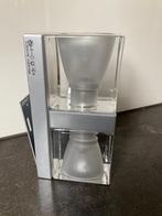 Fabbian design matglazen dubbele wandlamp Ice Cube, Ophalen of Verzenden, Zo goed als nieuw, Glas, Design