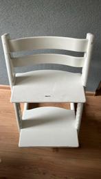 Stokke tripp trapp stoel wit, Kinderen en Baby's, Kinderstoelen, Ophalen, Gebruikt, Meegroeistoel, Aanschuifbaar