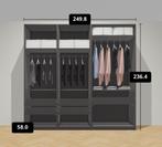 Pax kasten 2x 0,75, 1 keer 1 meter - icl inrichting, Huis en Inrichting, Kasten | Kledingkasten, Ophalen, Overige materialen, Gebruikt