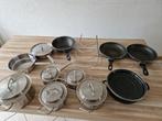 Complete Pannenset - Zo goed als nieuw! BK, Huis en Inrichting, Keuken | Potten en Pannen, Ophalen of Verzenden, Gebruikt, Rvs