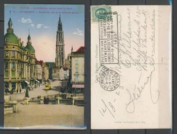 Anvers Antwerpen 1923 Hoofdkerk Ansichtkaart 934b jdu beschikbaar voor biedingen