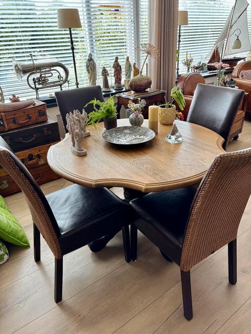 4x Originele Loom stoelen – topkwaliteit en zeer goede staat, Huis en Inrichting, Stoelen, Zo goed als nieuw, Vier, Bruin, Ophalen