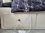 Hemnes bedbank, Ophalen, Gebruikt, Wit, Tweepersoons