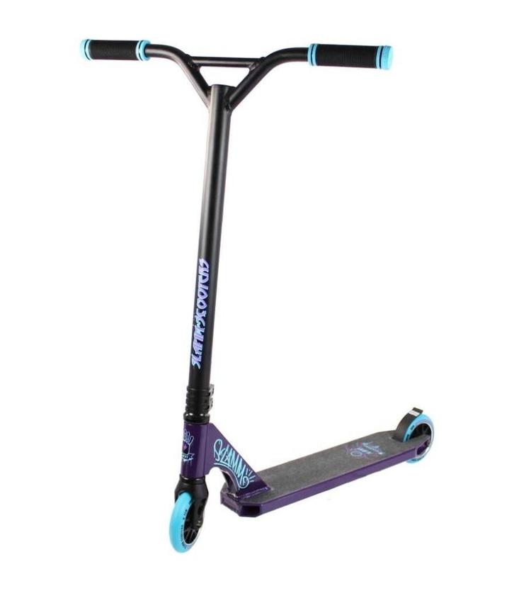 SLAMM Phantom II Stuntstep - Step Purple/Blue/Black -35%!!!, Fietsen en Brommers, Steps, Nieuw, Gewone step, Ophalen of Verzenden