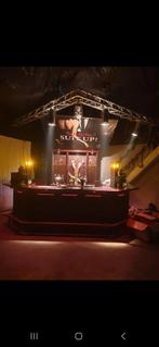 Originele bruin cafe bar met achter kast, Ophalen of Verzenden