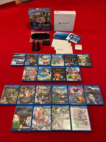PSVita Slim PCH-2004 Black Boxed + MEGA GAME BUNDLE beschikbaar voor biedingen