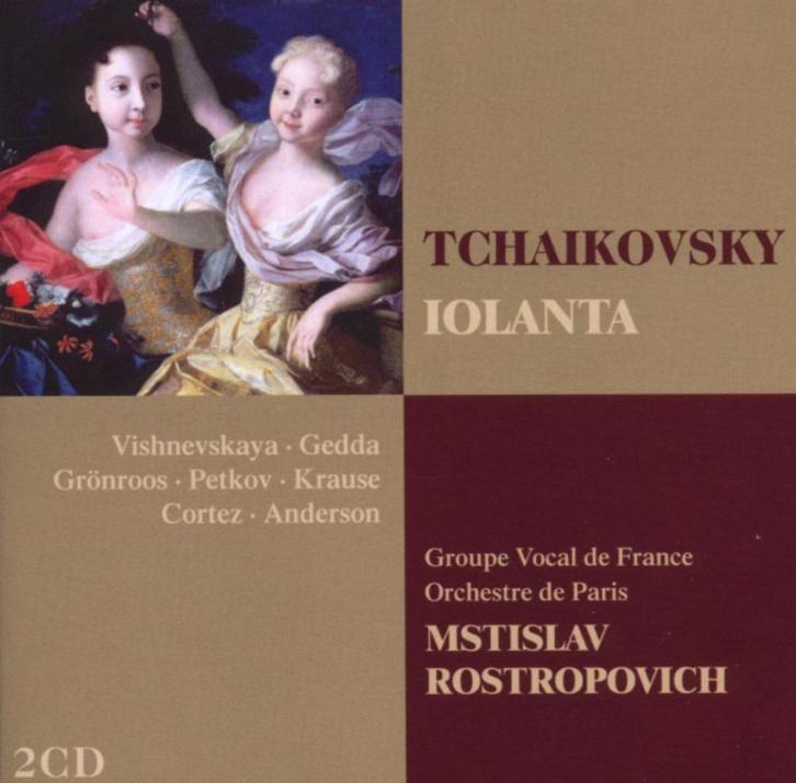 TCHAIKOVSKY Iolanta 2 - CD GEDDA ROSTROPOVICH TOP CONDITIE, Cd's en Dvd's, Cd's | Klassiek, Zo goed als nieuw, Opera of Operette