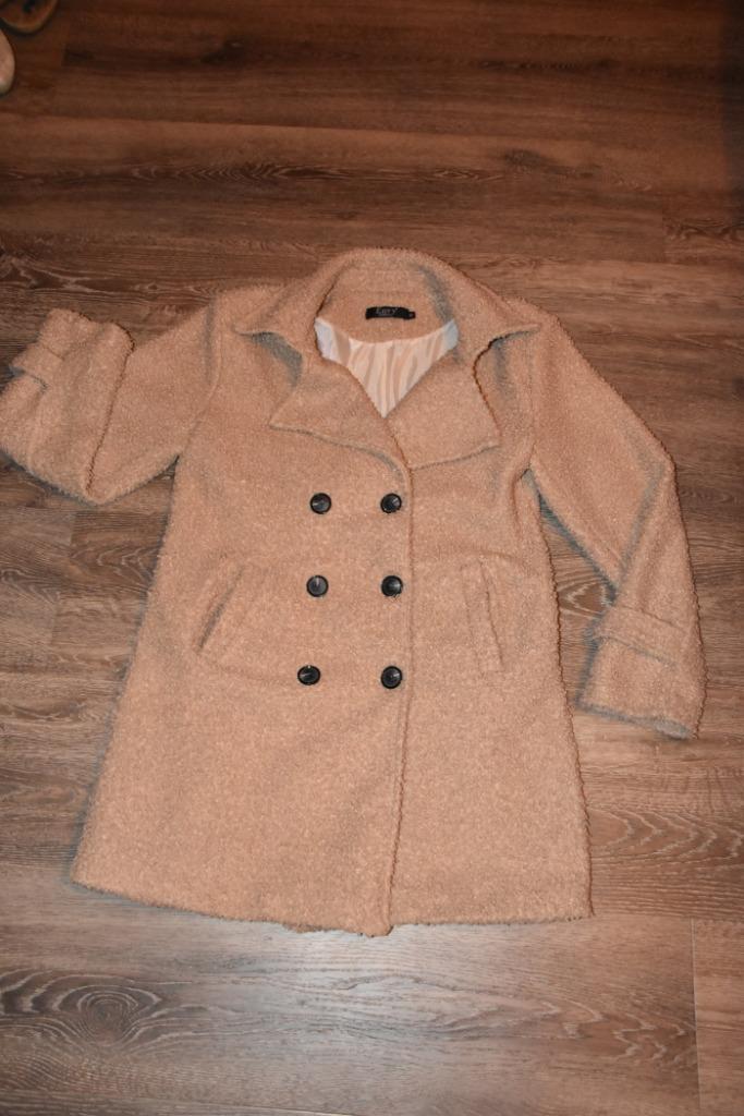Camel jas van Envy, Kleding | Dames, Jassen | Winter, Gedragen, Maat 42/44 (L), Beige, Ophalen of Verzenden