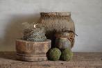 Oude houten bowl, Schaal, Rond, Nieuw, Ophalen of Verzenden
