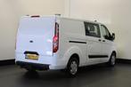 Ford Transit Custom Dubbel Cabine 2.0 TDCI 130PK L2 EURO 6 -, Wit, Origineel Nederlands, Bedrijf, Ford