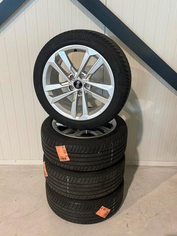 Originele Audi A3 17 inch velgen 5x112 met Bridgestone zomer beschikbaar voor biedingen