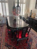 Chinese rozenhouten eettafel, Ophalen