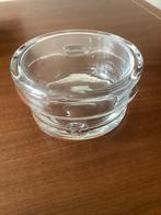 Zware glazen design koekentrommel, Ophalen of Verzenden, Nieuw