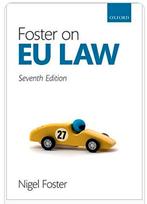 Foster on EU Law - 7th Edition, Ophalen of Verzenden, Zo goed als nieuw, Algemeen, Nigel Foster