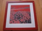 Willem Brauck, stapel stenen, gesigneerd, Antiek en Kunst, Kunst | Litho's en Zeefdrukken, Ophalen of Verzenden