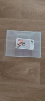 plastic opbergbakje met verschillende vakjes fraai nieuw, Ophalen of Verzenden, Nieuw