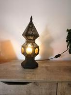 2 hele mooie zwarte lampen, Huis en Inrichting, Ophalen of Verzenden, Zo goed als nieuw, Minder dan 50 cm