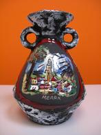 retro vintage kleurrijk keramiek vaasje Italy Meran 70s, Ophalen of Verzenden
