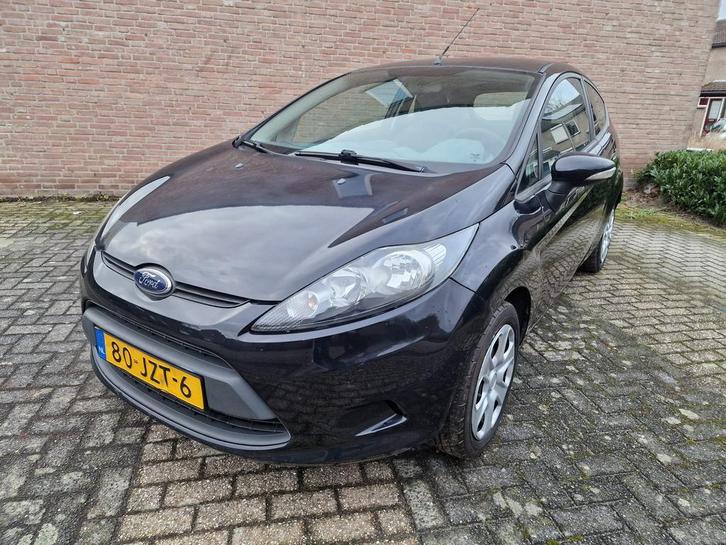 Ford Fiësta 1.25 44KW 3DR 2009 Zwart, Auto's, Ford, Particulier, Fiësta, ABS, Airbags, Alarm, Elektrische buitenspiegels, Elektrische ramen