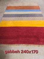 Perzisch tapijt Gabbeh 240x170 wollen vloerkleed Handgeknoop, Huis en Inrichting, Stoffering | Tapijten en Kleden, De handelmaatschappij