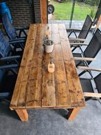 Tuintafel 240 x 100 cm  gelakt., Tuin en Terras, Ophalen, Rechthoekig, Hout