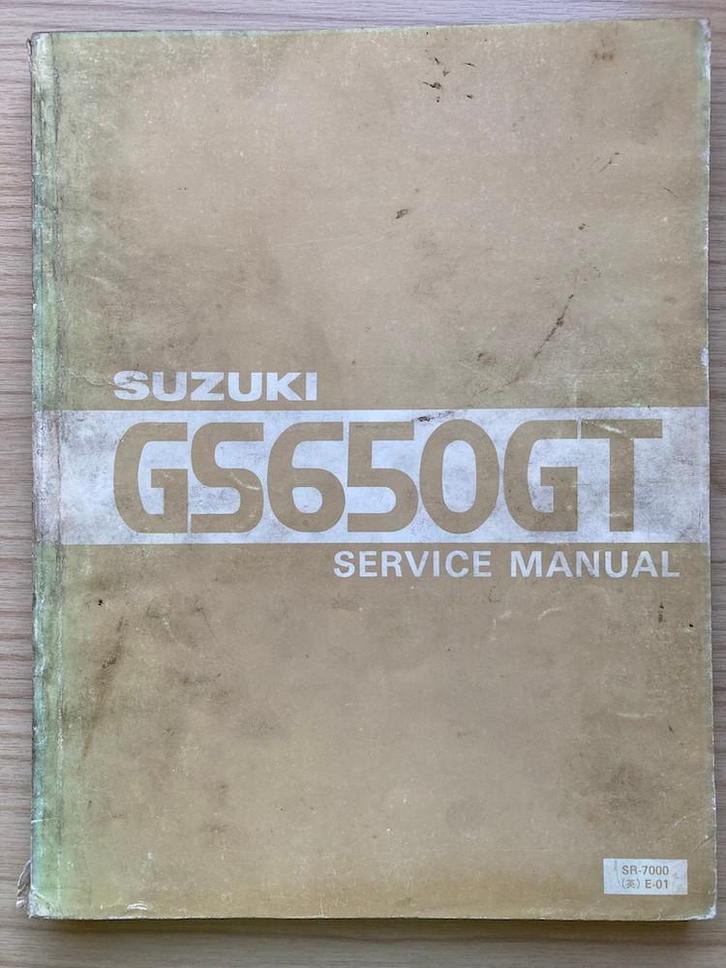 Suzuki GS650GT 1981-1982 Service Manuals, Motoren, Handleidingen en Instructieboekjes, Suzuki, Verzenden