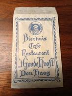 Suikerzakje Restaurant 't Goude Hooft Den Haag, Verzamelen, Ophalen of Verzenden