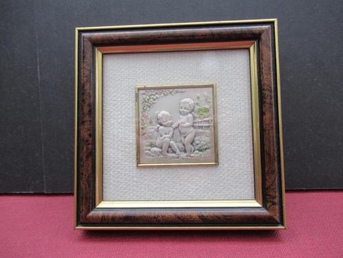 Miniatuur in zilver jaren 70 Italië Creazione Artistica, Antiek en Kunst, Kunst | Schilderijen | Klassiek, Ophalen of Verzenden