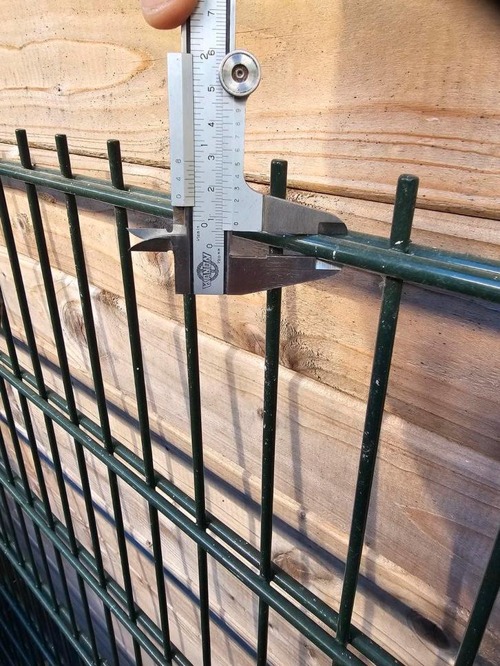 Dubbelstaaf Hekwerk Poort Compleet met Sleutels, Tuin en Terras, Tuinpoorten, Gebruikt, Draaipoort, Staal, 150 tot 200 cm, 100 tot 150 cm