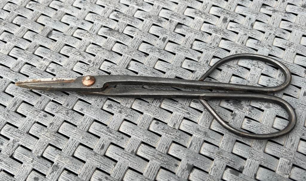 Bonsai lange schaar gebruikt 18,5 centimeter lengte., Tuin en Terras, Ophalen of Verzenden, Gebruikt, Minder dan 20 mm